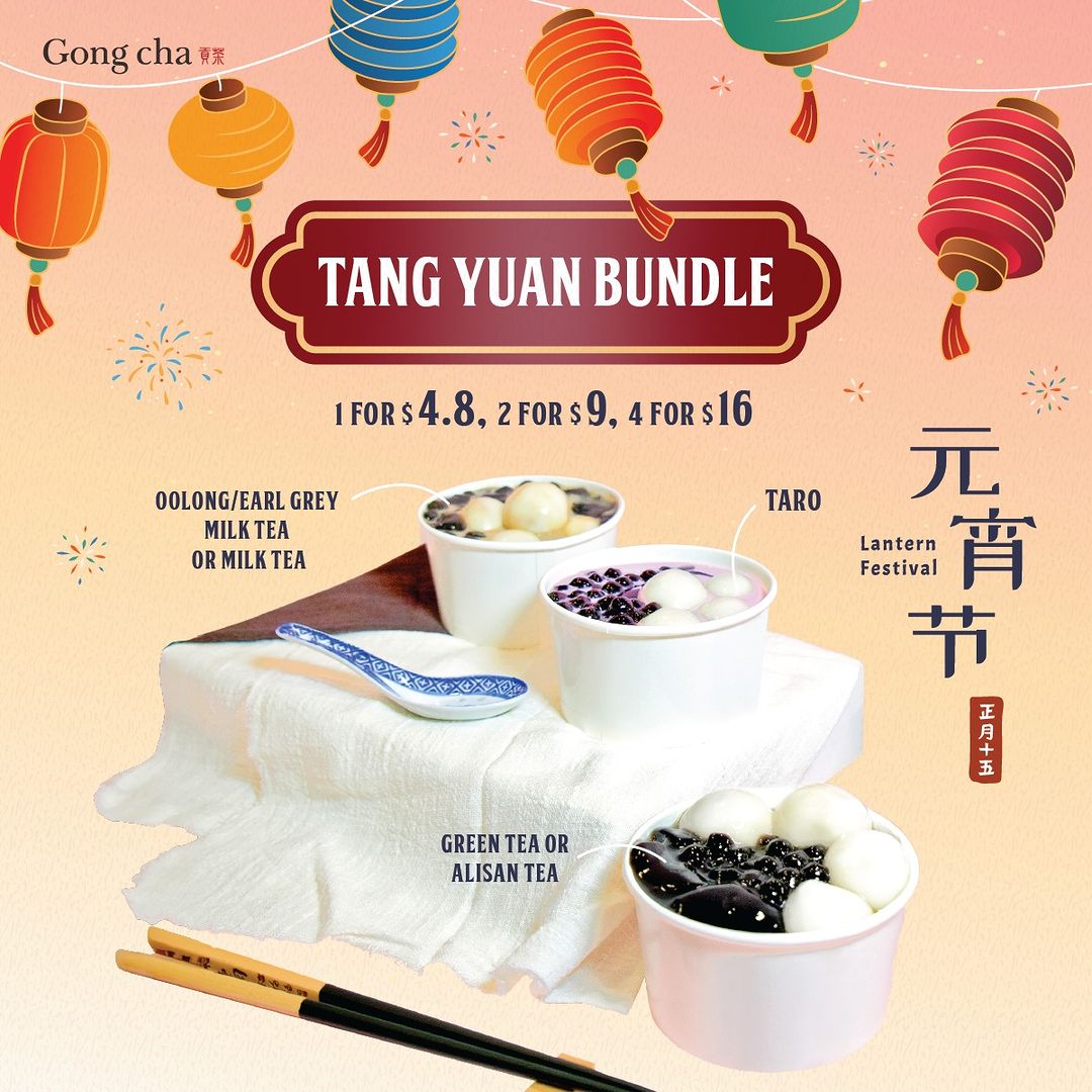 Gong Cha Lantern Festival Tang Yuan Bowl starts $4.8 | Singapore